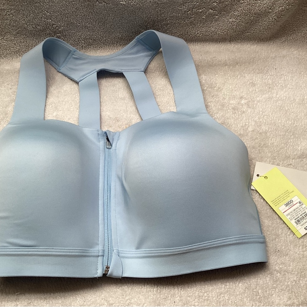 Light Blue Sports Bra size 38DD NEW